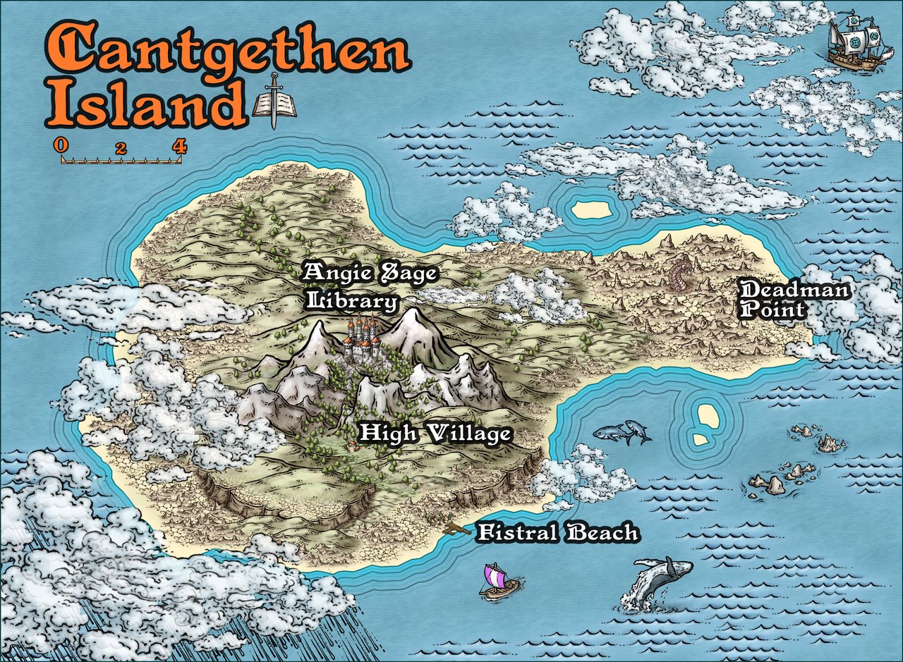 Nibirum Map: cantgethen island by Ricko Hasche